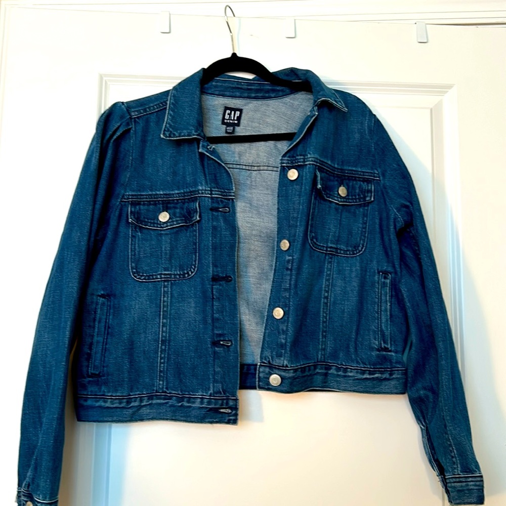 Gap crop denim jacket
